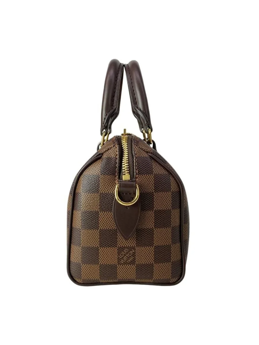Louis Vuitton Handbag Damier Speedy Bandouliere Ebene Leather Cowhide